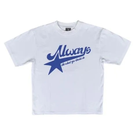 Always Star Up Tshirt White