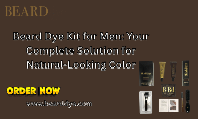 beard dye kit