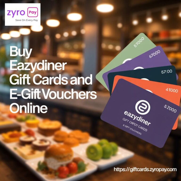Buy Eazydiner Gift Cards and E-Gift Vouchers Online