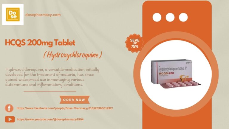 HCQS 200mg: The Rapid Response to Malaria Infections