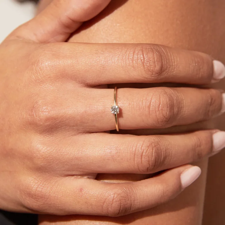 lab grown diamond wedding band