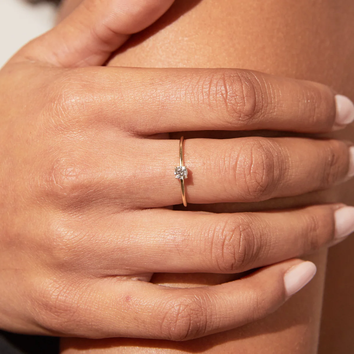 lab grown diamond wedding band