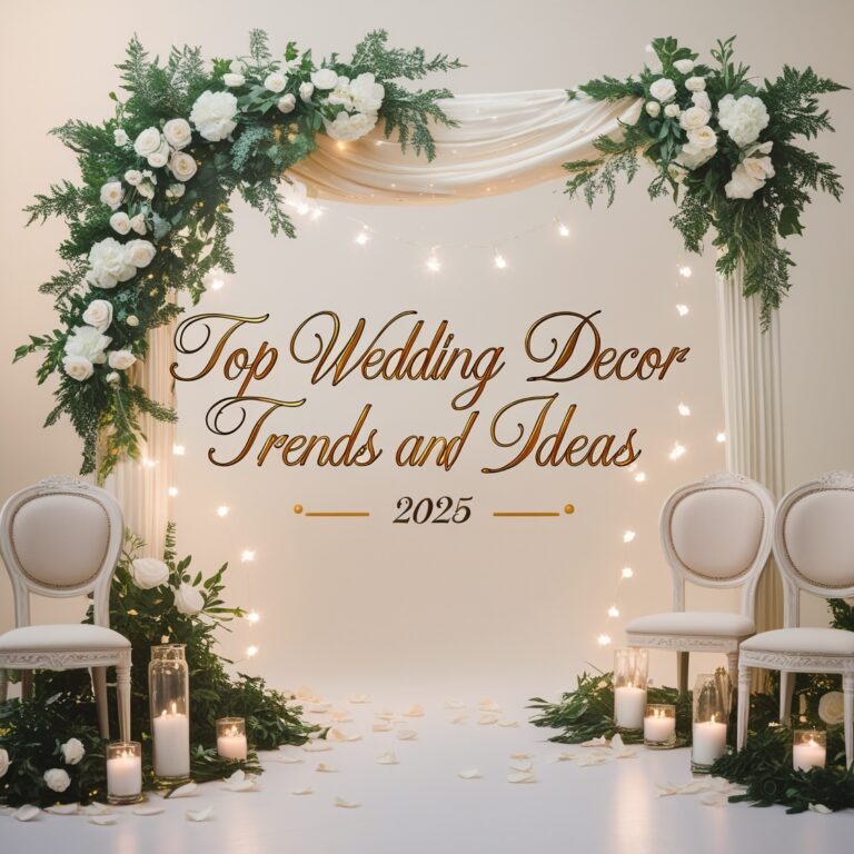 Top Wedding Decor Trends And Ideas For 2025