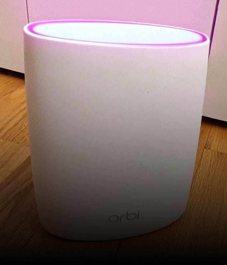 Orbi Pink Light Blinking