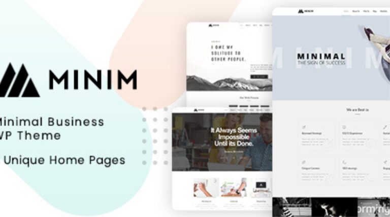 Does a Free Minimal WordPress Theme Make Your Website Unique?