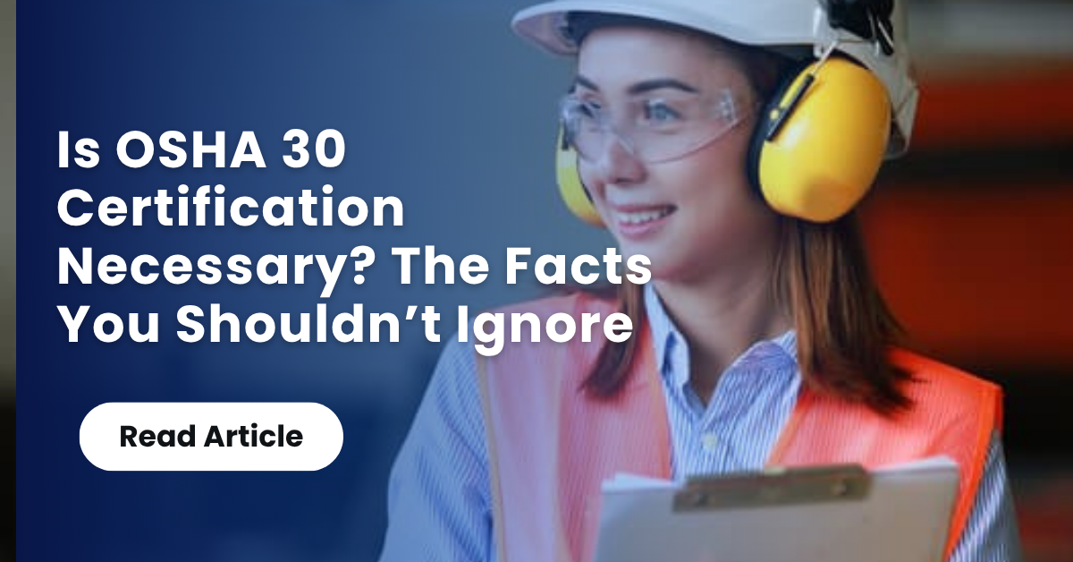OSHA 30 Online