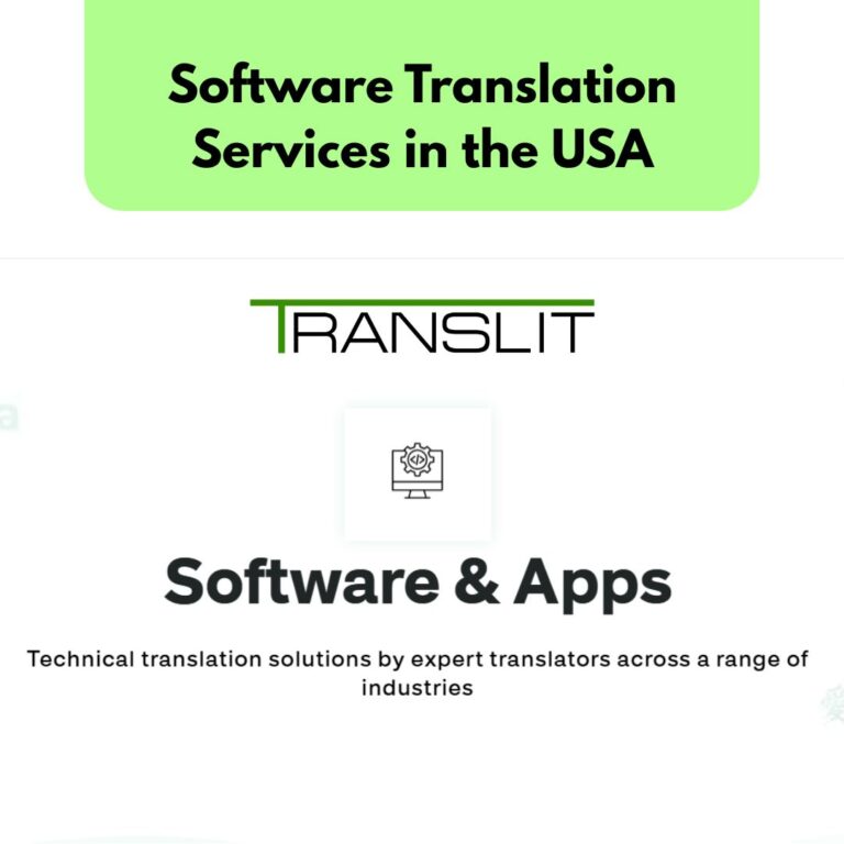 Software Translation Services in the USA: A Key to Global Expansion