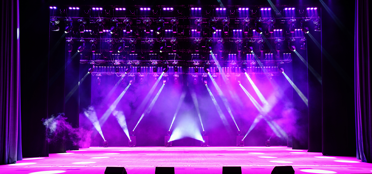 Stage lighting rental