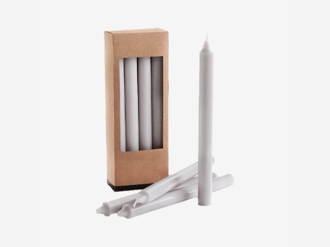 Taper candle boxes