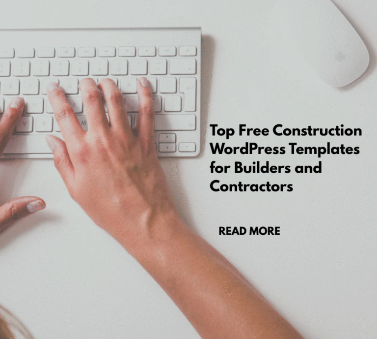 Top Free Construction WordPress Templates for Builders and Contractors
