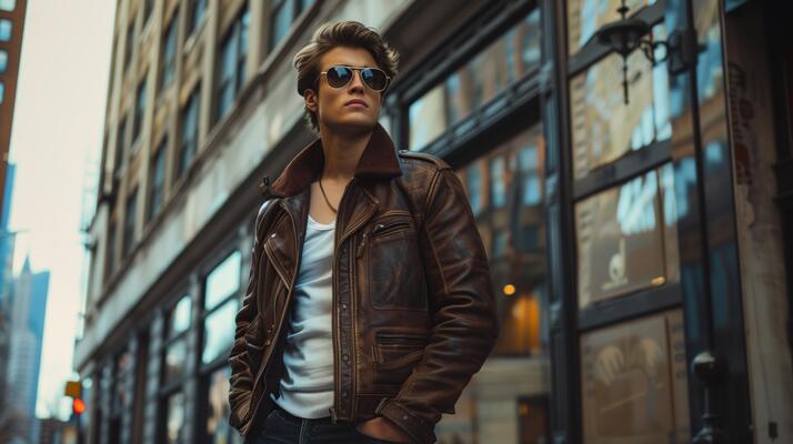 Haven Matte Black Leather Shirt