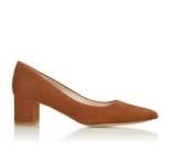 Block Heel Closed Toe Shoes