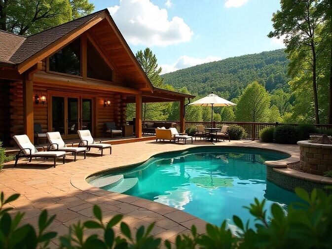 Broken Bow Cabins with Pool