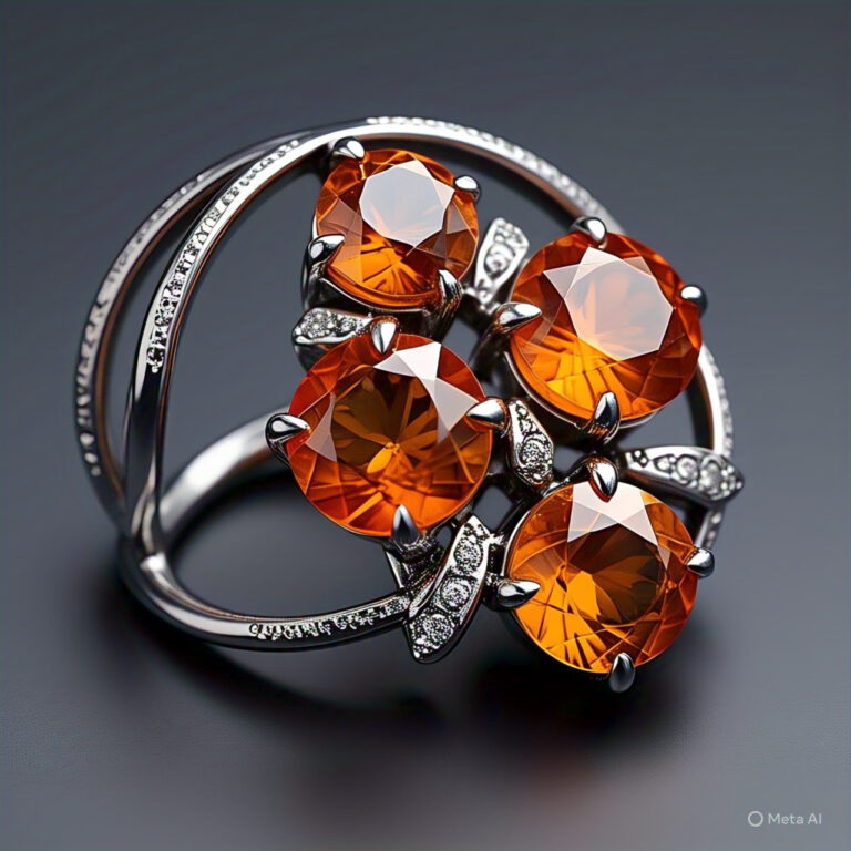 Orange Kyanite jewelry