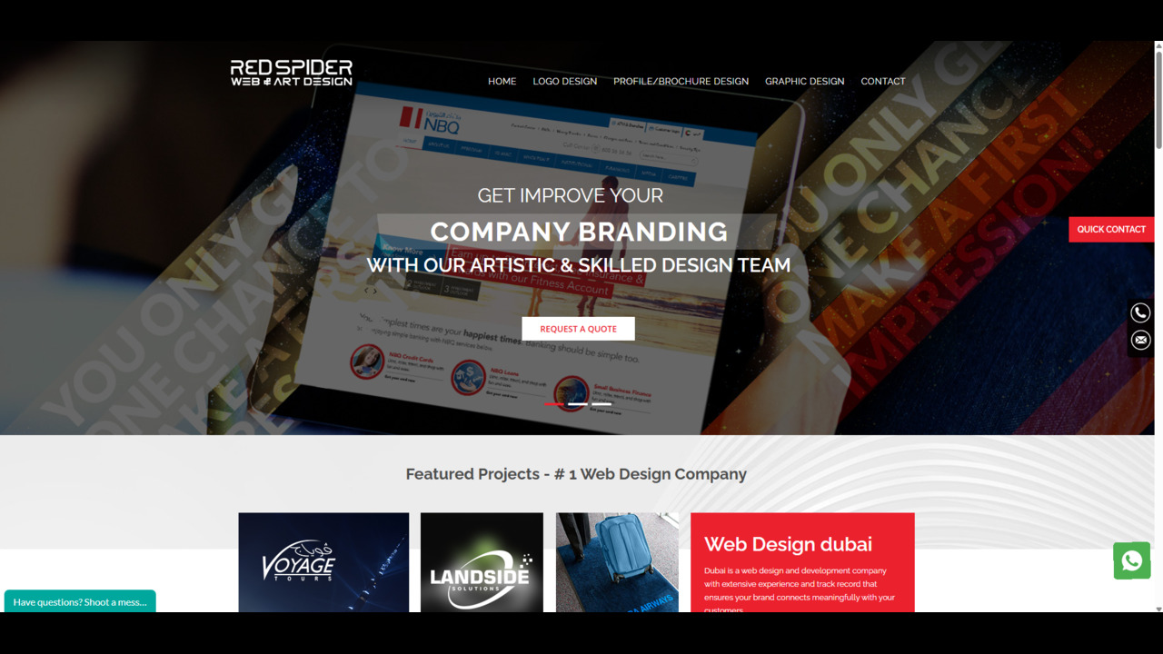 redspider-design banner