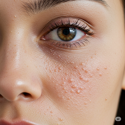 bumps under your eyes
