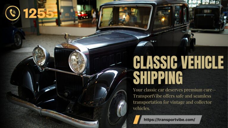 Classic car transport services
