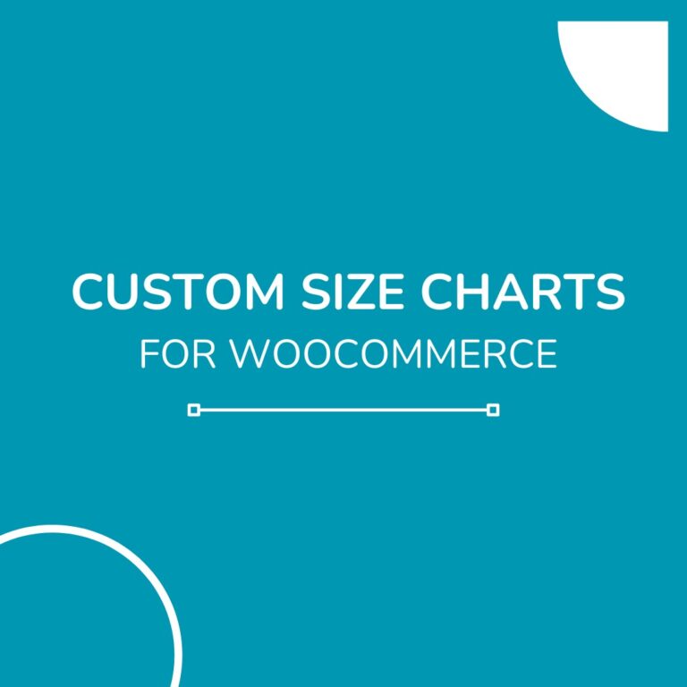 WooCommerce size chart