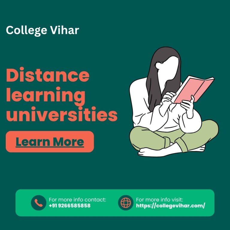 Distance learning universities