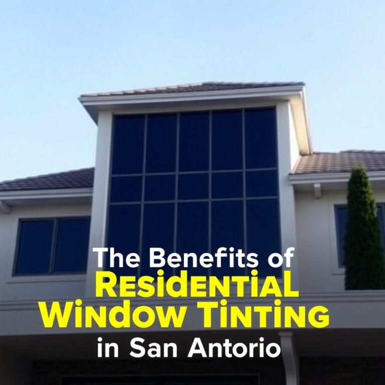 The Benefits of Residential Window Tinting in San Antonio