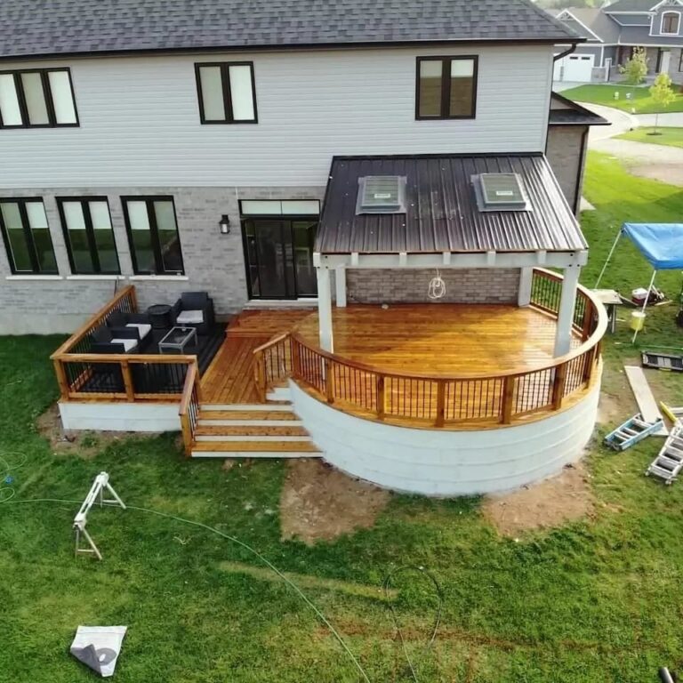 Timeless Craftsmanship: Timber Structure Design by All Design Construction – London, Ontario