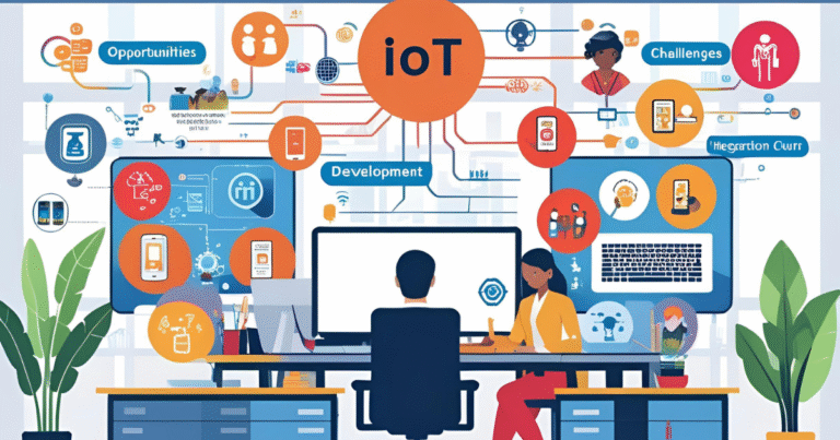 Integrating IoT with Mobile App Development Services Opportunities and Challenges