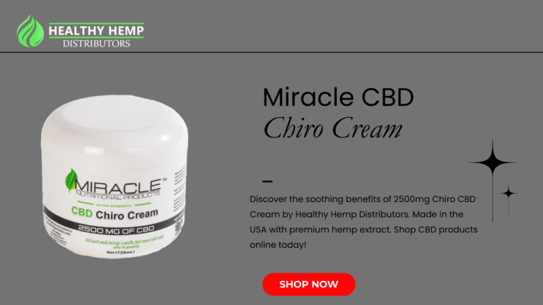 2500mg Chiro CBD Cream