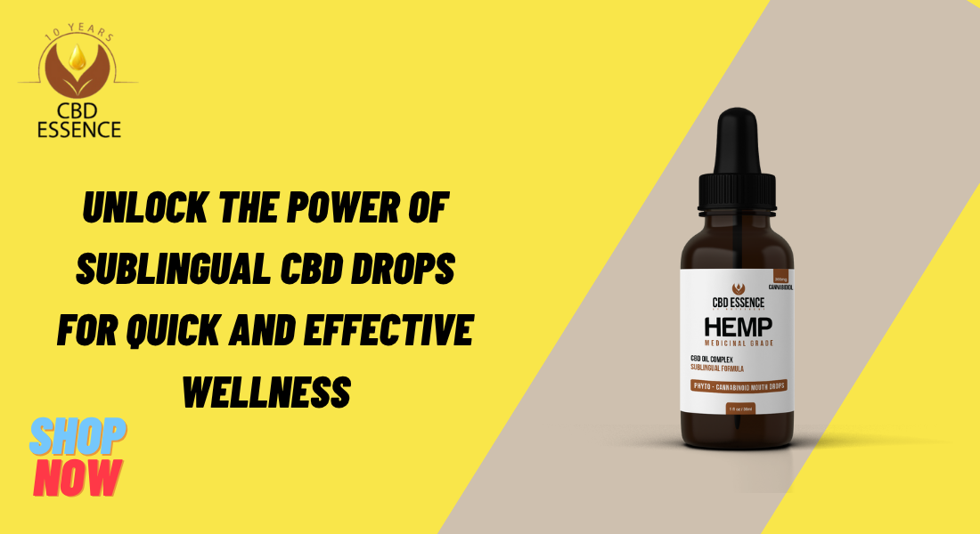 Sublingual CBD Drops