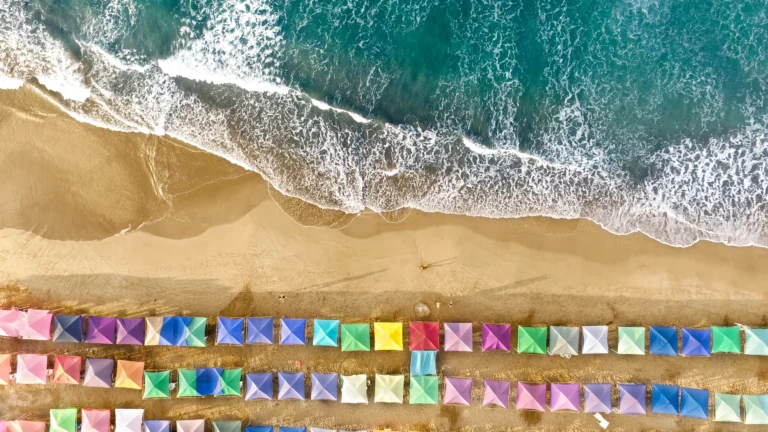 aerial beach photography