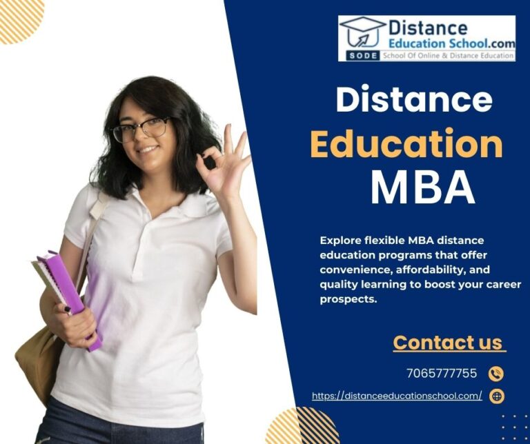 mba distance education