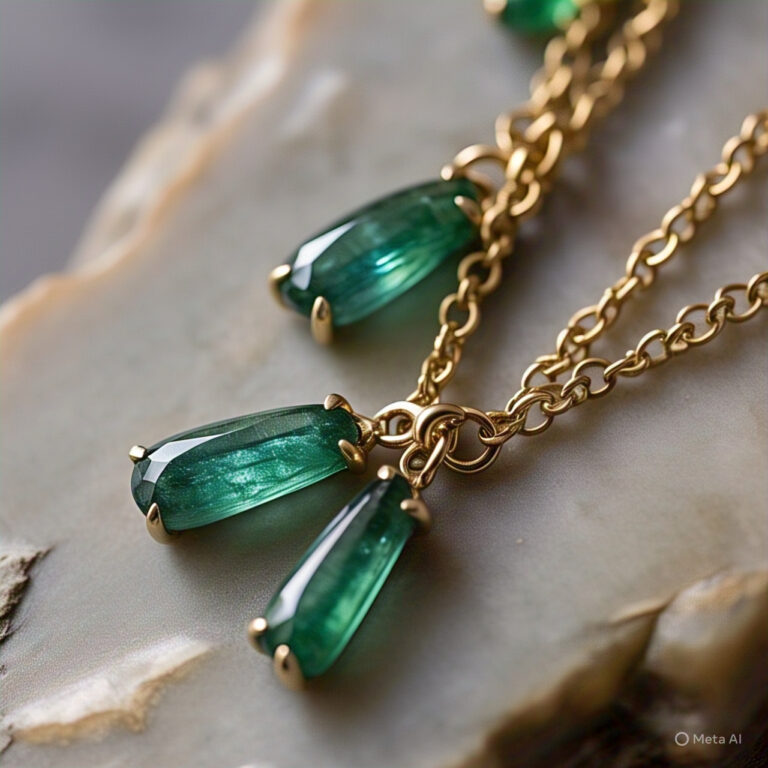 Green Kyanite Jewelry To Harmonize Frame, Idea, And Soul