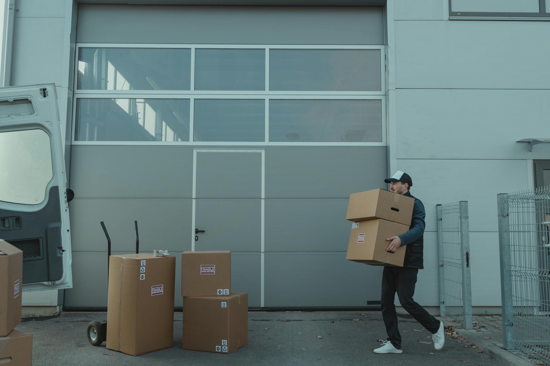 Reading Man and Van