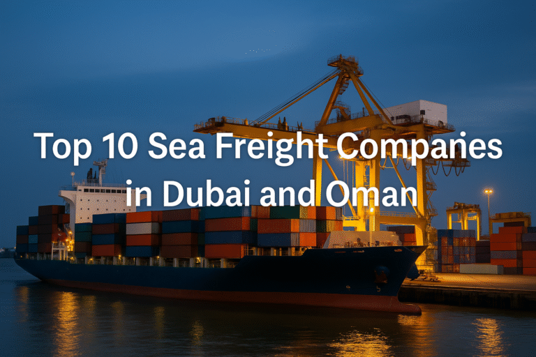 sea freight companies in dubai